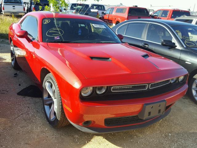 2C3CDZAG5FH709274 - 2015 DODGE CHALLENGER RED photo 1