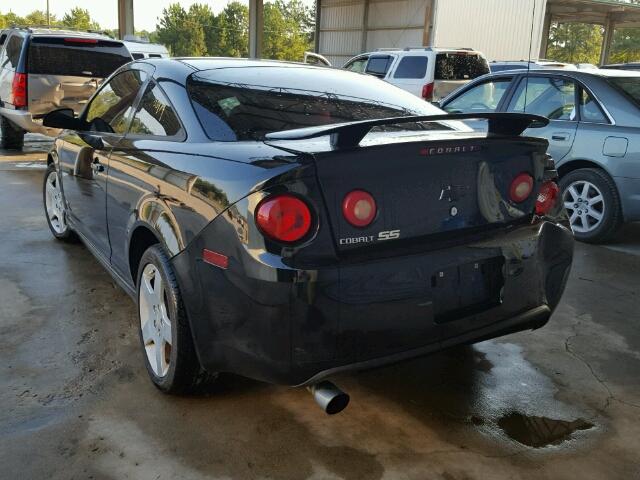 1G1AM15B767719005 - 2006 CHEVROLET COBALT BLACK photo 3