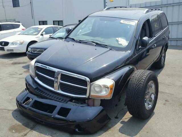 1D4HD58D04F212396 - 2004 DODGE DURANGO LI BLACK photo 2