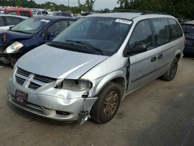 1D4GP24R85B116334 - 2005 DODGE GRAND CARA GRAY photo 2