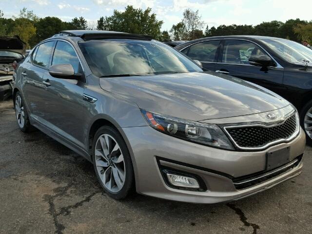 5XXGR4A69EG263236 - 2014 KIA OPTIMA GRAY photo 1