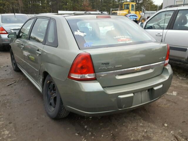 1G1ZT63866F254345 - 2006 CHEVROLET MALIBU MAX GREEN photo 3