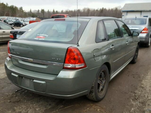 1G1ZT63866F254345 - 2006 CHEVROLET MALIBU MAX GREEN photo 4