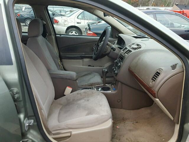 1G1ZT63866F254345 - 2006 CHEVROLET MALIBU MAX GREEN photo 5