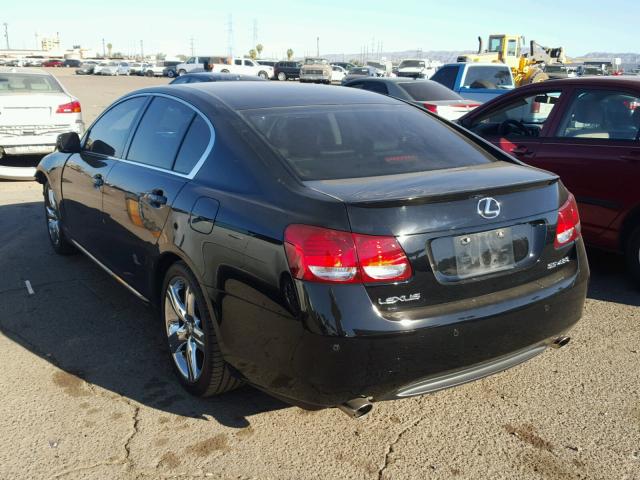 JTHBN96S665005821 - 2006 LEXUS GS GENERAT BLACK photo 3