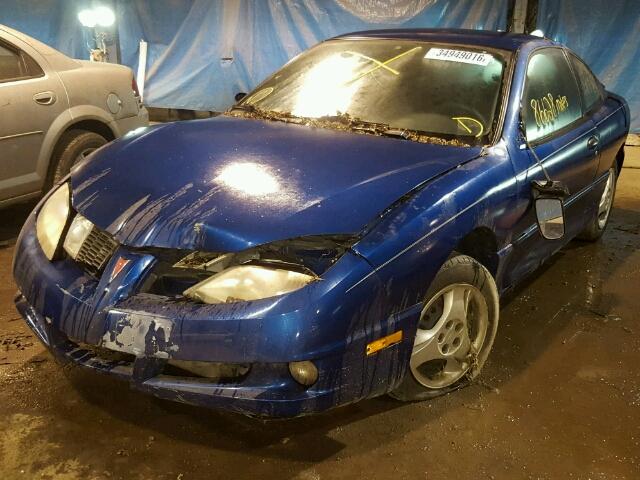 3G2JB12F65S167229 - 2005 PONTIAC SUNFIRE BLUE photo 2