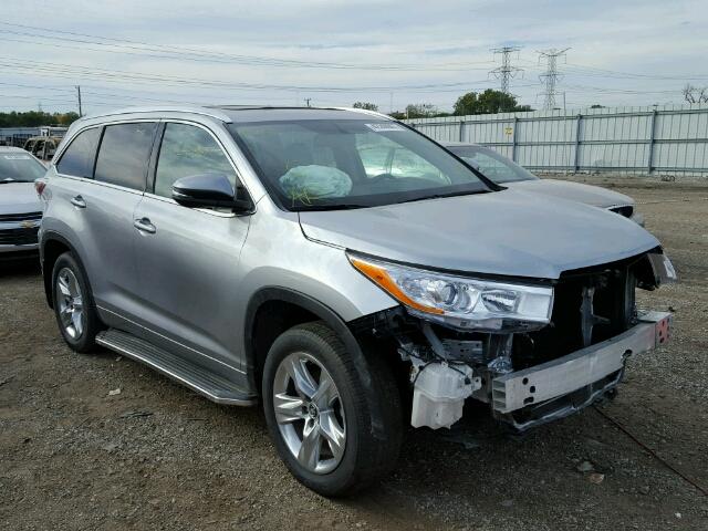 5TDDKRFH5GS281295 - 2016 TOYOTA HIGHLANDER SILVER photo 1