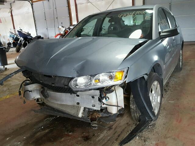 1G8AJ52F23Z101907 - 2003 SATURN ION LEVEL BLUE photo 2