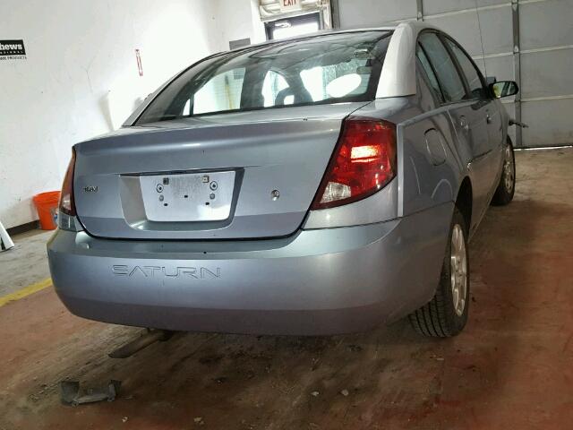 1G8AJ52F23Z101907 - 2003 SATURN ION LEVEL BLUE photo 4