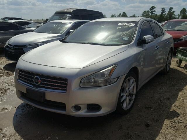 1N4AA5AP9BC817887 - 2011 NISSAN MAXIMA S SILVER photo 2