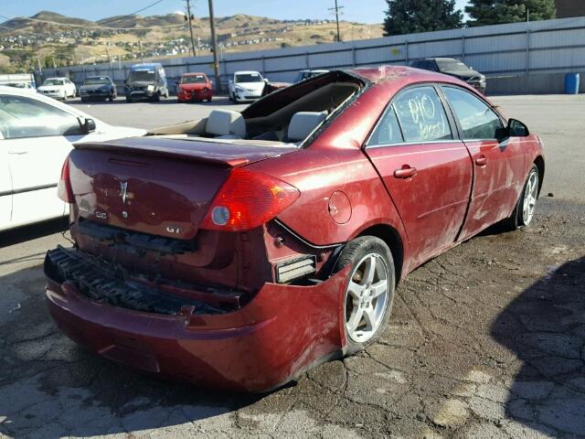 1G2ZH57N194133987 - 2009 PONTIAC G6 RED photo 4