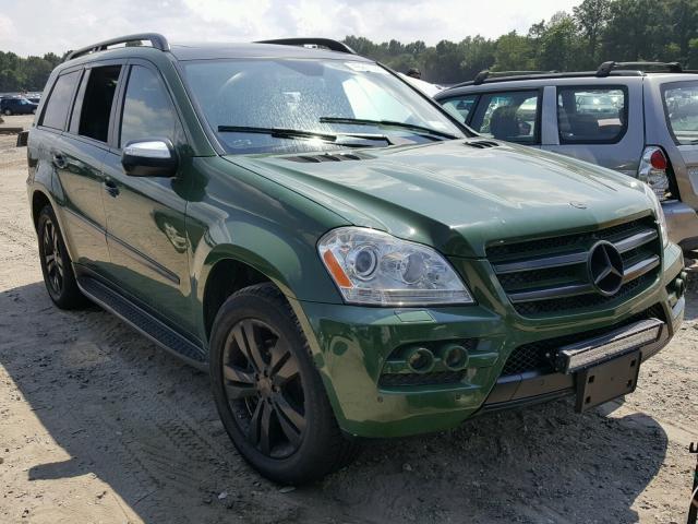 4JGBF2FE2AA621219 - 2010 MERCEDES-BENZ GL 350 BLU GREEN photo 1