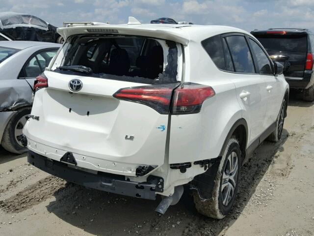 JTMZFREV1JJ169213 - 2018 TOYOTA RAV4 LE WHITE photo 4