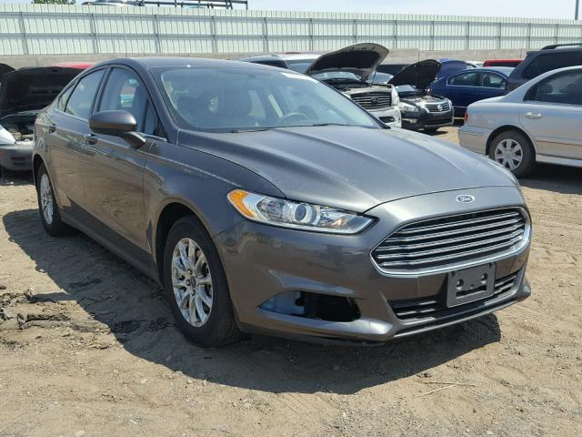 3FA6P0G74GR328286 - 2016 FORD FUSION S CHARCOAL photo 1