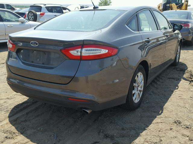 3FA6P0G74GR328286 - 2016 FORD FUSION S CHARCOAL photo 4