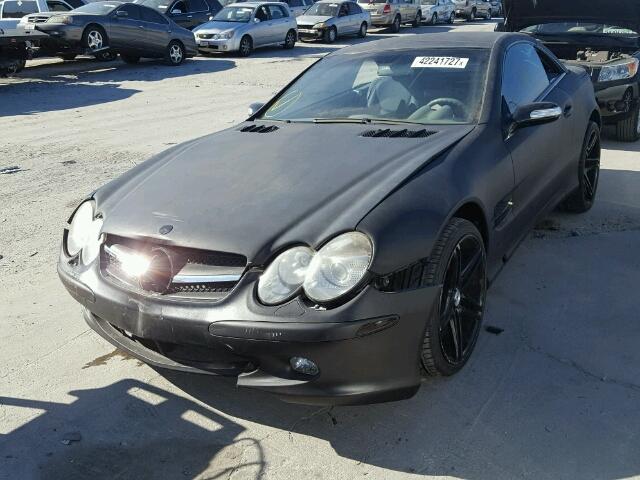 WDBSK75F64F086439 - 2004 MERCEDES-BENZ SL 500 BLACK photo 2