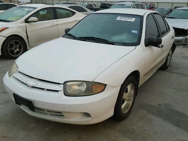 1G1JF52F537222605 - 2003 CHEVROLET CAVALIER L WHITE photo 2