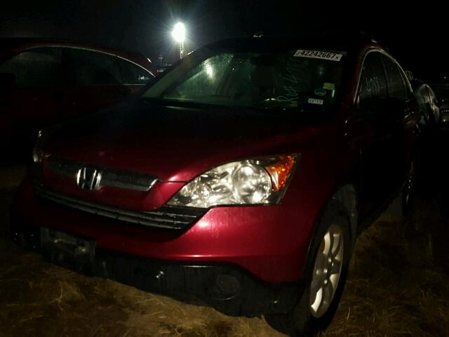 3CZRE38599G700936 - 2009 HONDA CR-V EX MAROON photo 2