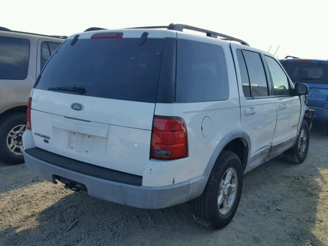 1FMZU63E12UA15801 - 2002 FORD EXPLORER X WHITE photo 4