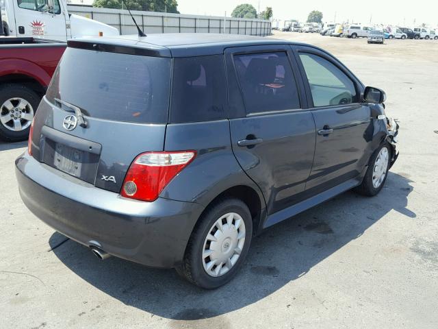 JTKKT624165001942 - 2006 TOYOTA SCION XA GRAY photo 4