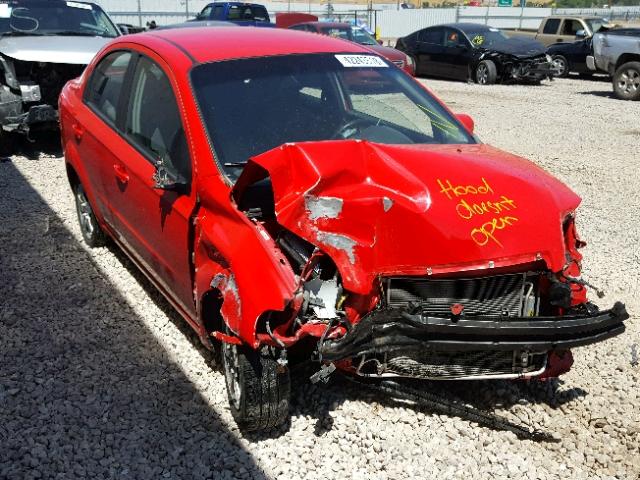 KL1TD5DE9BB135643 - 2011 CHEVROLET AVEO LS RED photo 1