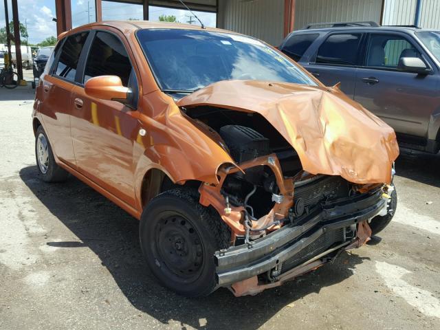 KL1TD62685B429699 - 2005 CHEVROLET AVEO BASE Қызғылт сары фото 1