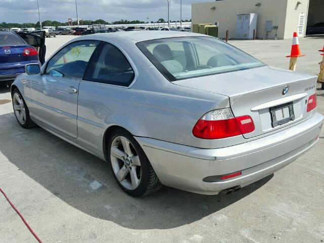 WBABD33465PL08279 - 2005 BMW 325 CI GRAY photo 3