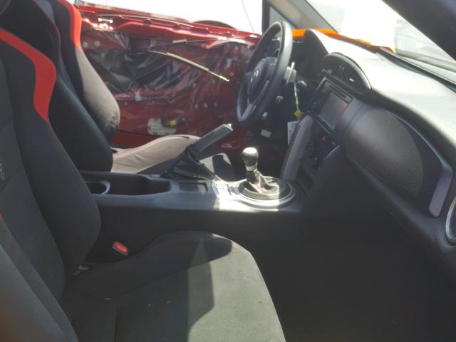 JF1ZNAA1XD2717818 - 2013 TOYOTA SCION FR-S RED photo 5
