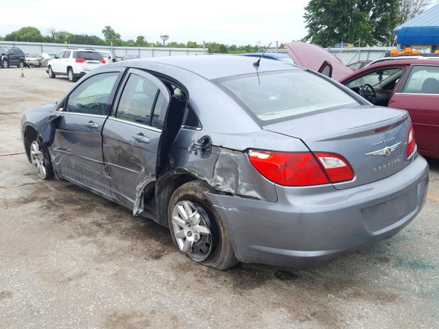 1C3LC46B89N530712 - 2009 CHRYSLER SEBRING LX BLUE photo 3