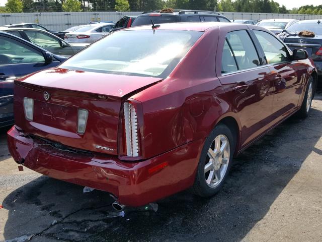 1G6DW677760189926 - 2006 CADILLAC STS RED photo 4