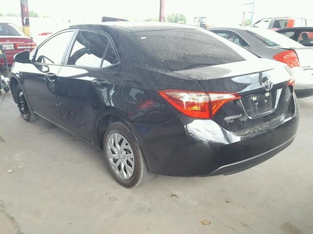 5YFBURHE0HP613996 - 2017 TOYOTA COROLLA BLACK photo 3