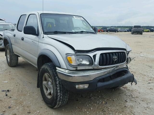 5TEGN92N23Z201867 - 2003 TOYOTA TACOMA DOU SILVER photo 1