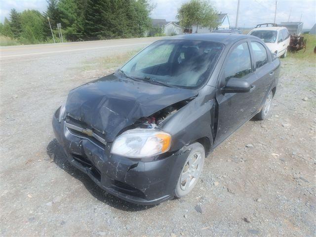 3G1TB5DE1AL105735 - 2010 CHEVROLET AVEO LS GRAY photo 2