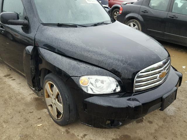 3GNBAAFWXBS645846 - 2011 CHEVROLET HHR LS შავი ფოტო 9