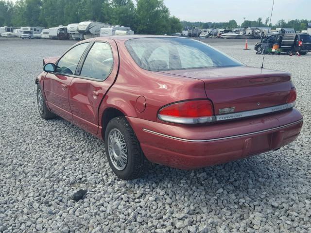 1C3EJ56H8SN576524 - 1995 CHRYSLER CIRRUS LX RED photo 3