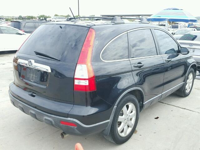 JHLRE38737C043934 - 2007 HONDA CR-V BLACK photo 4