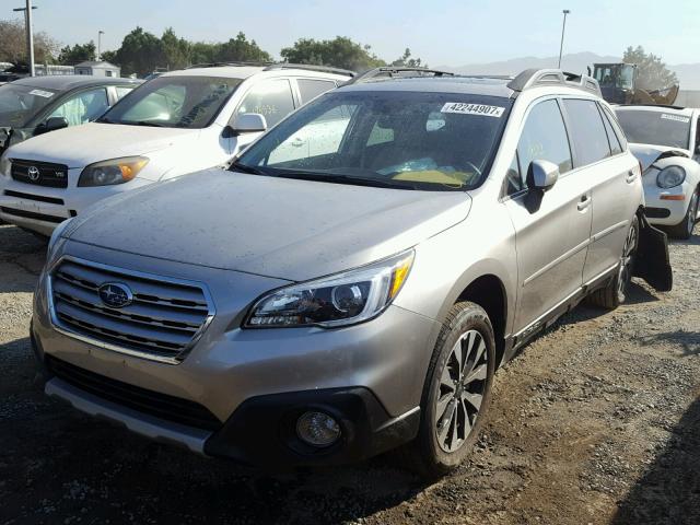 4S4BSANC9H3236650 - 2017 SUBARU OUTBACK 2. SILVER photo 2