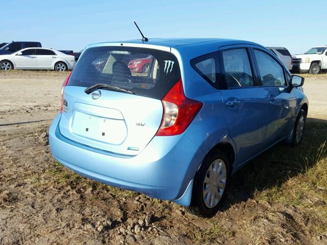 3N1CE2CP3FL361952 - 2015 NISSAN VERSA NOTE BLUE photo 4