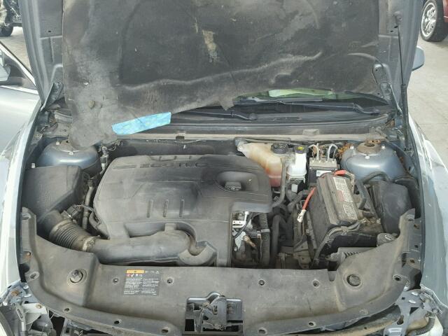 1G1ZH57B49F128071 - 2009 CHEVROLET MALIBU 1LT BLUE photo 7