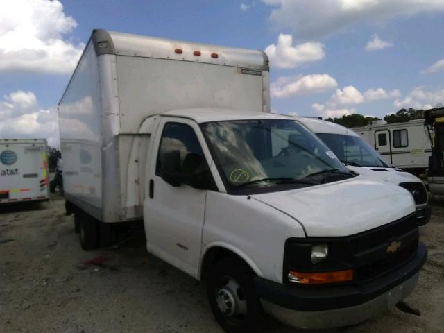 1GB6G6BG9D1160109 - 2013 CHEVROLET EXPRESS G4 WHITE photo 1