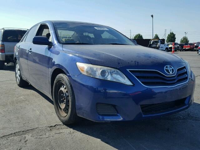 4T1BF3EK7AU522276 - 2010 TOYOTA CAMRY BASE BLUE photo 1