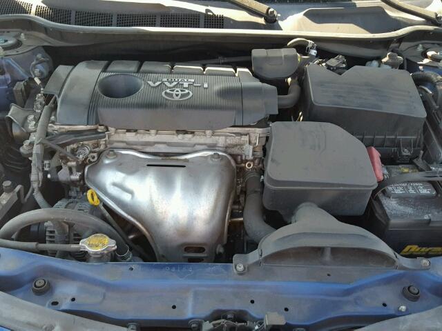 4T1BF3EK7AU522276 - 2010 TOYOTA CAMRY BASE BLUE photo 7