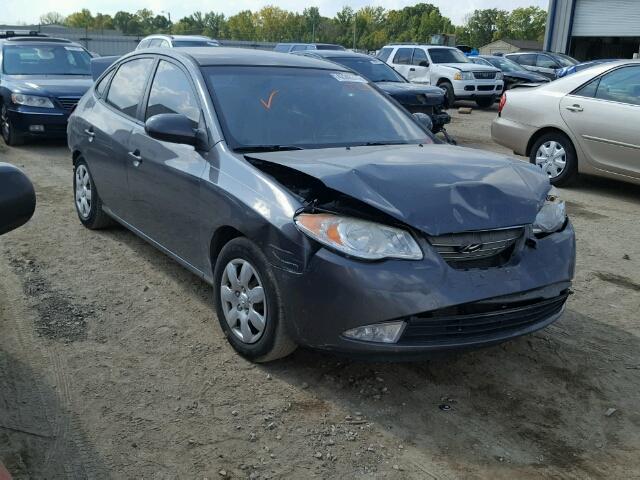 KMHDU46D88U275400 - 2008 HYUNDAI ELANTRA GL BLACK photo 1