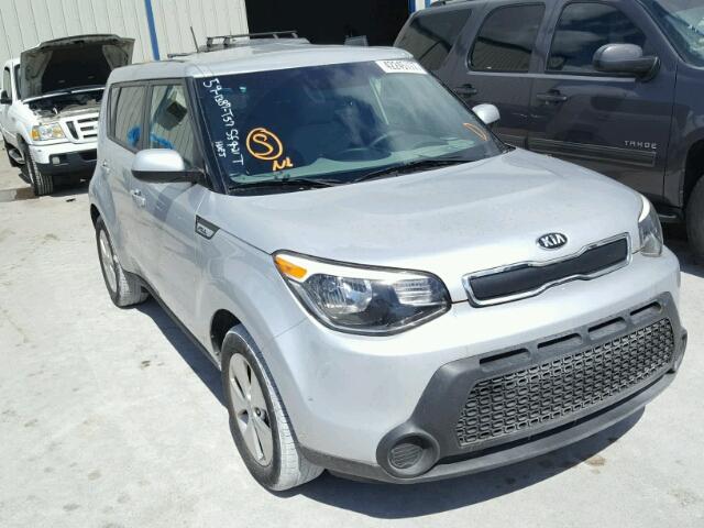 KNDJN2A29F7795504 - 2015 KIA SOUL SILVER photo 1