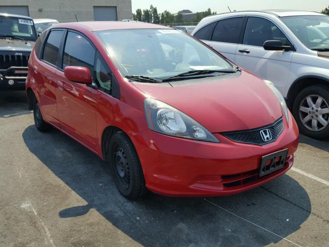 JHMGE8H33DC054179 - 2013 HONDA FIT RED photo 1