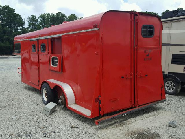 175TTPG2XS1007708 - 1995 UTILITY TRAILER RED photo 3