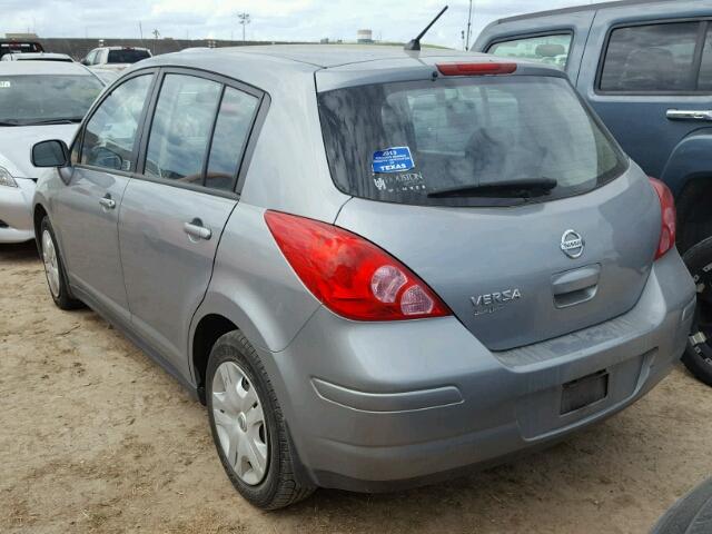 3N1BC1CPXAL462457 - 2010 NISSAN VERSA S GRAY photo 3