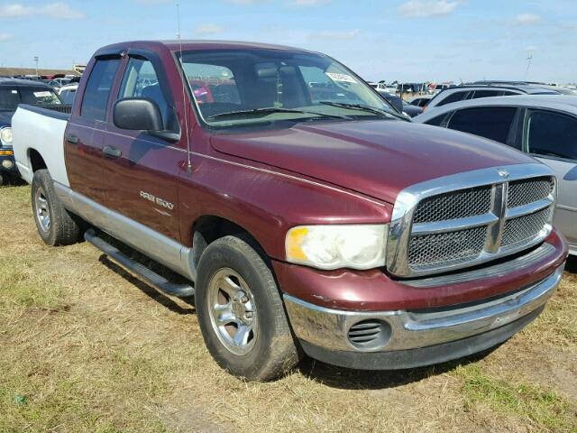 1D7HA18N93S284748 - 2003 DODGE RAM 1500 S MAROON photo 1