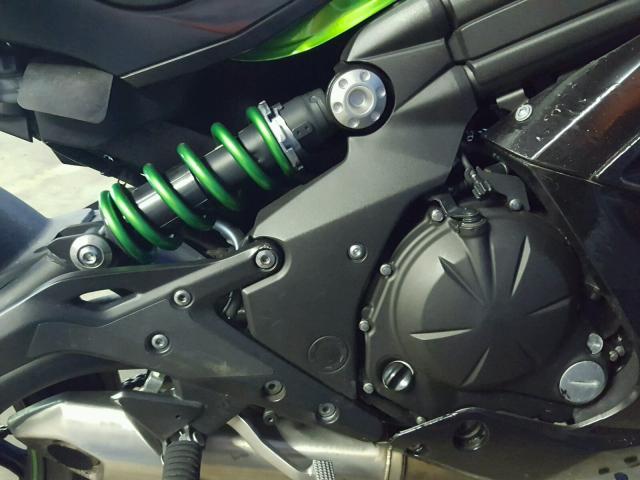 JKAEXEE14GDA22048 - 2016 KAWASAKI EX650 E GREEN photo 7