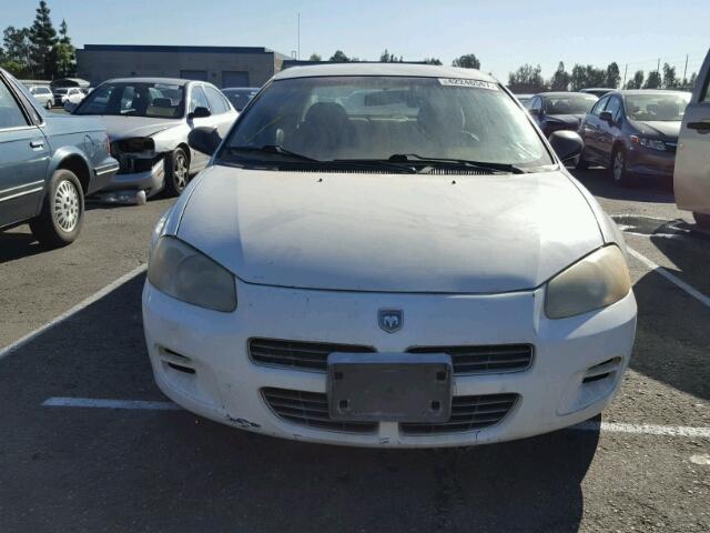 1B3EJ46X31N618854 - 2001 DODGE STRATUS SE WHITE photo 9